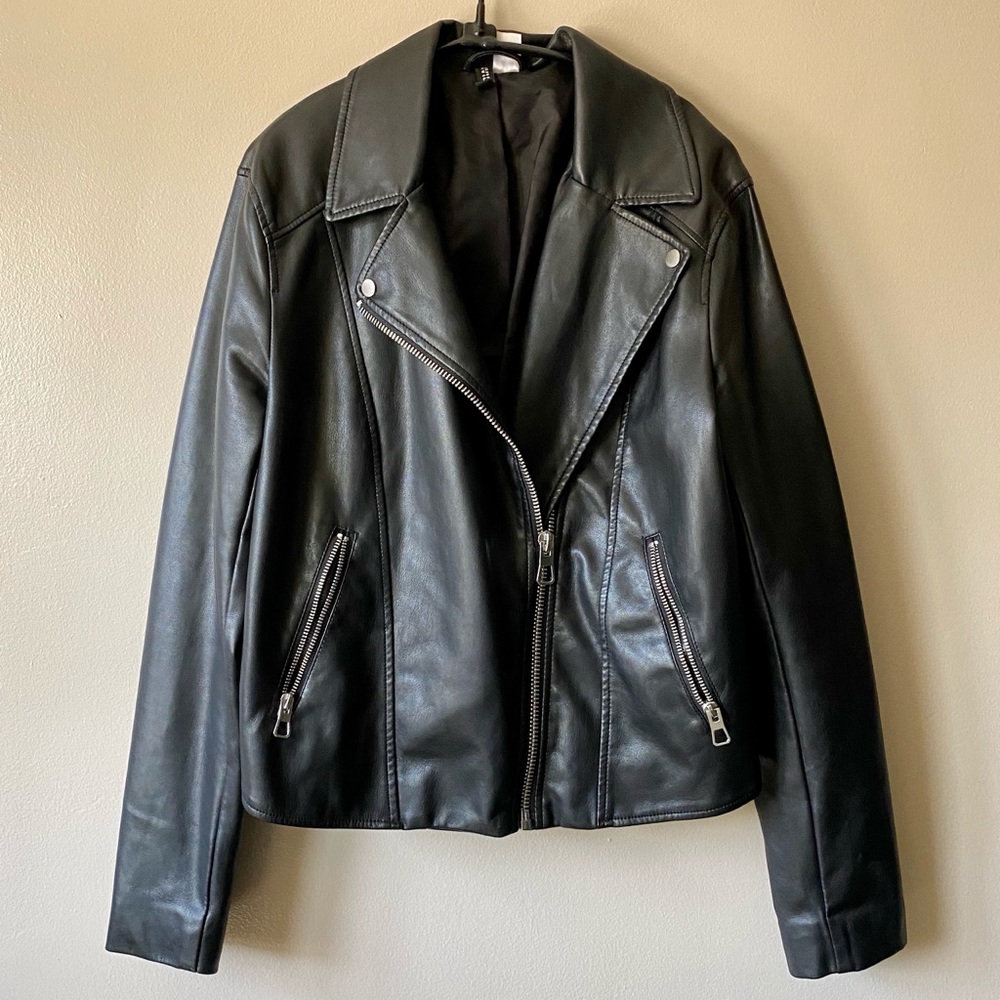 Leather Biker Jacket (H&M)